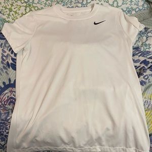 NIKE dri-fit white tshirt